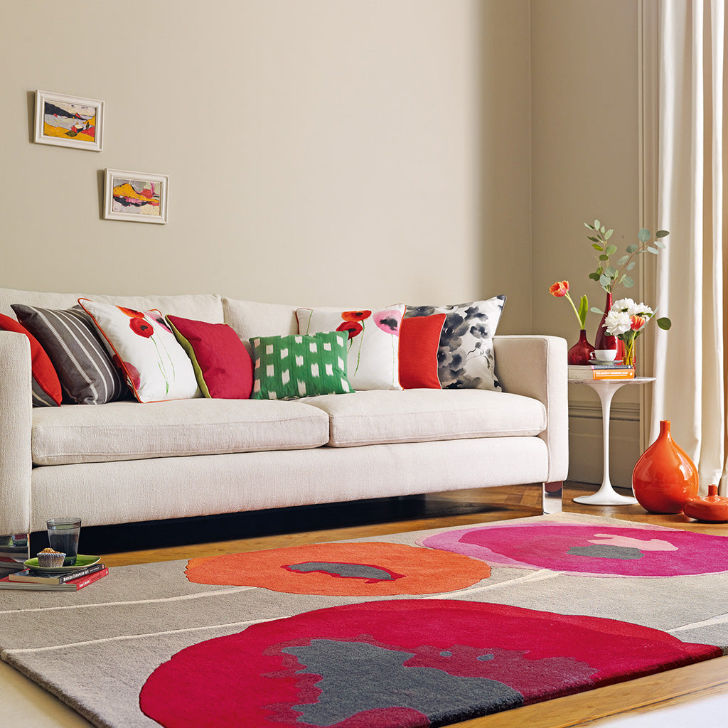
Tapis design « Poppies » - tufté à la main, 100 % pure laine vierge - 140 x 200 cm