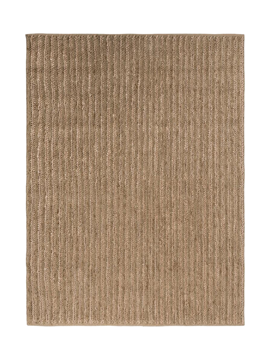 
Handgewebter Designer Teppich „Plait“, verschiedene Grössen - 140 x 200 cm / Natural
