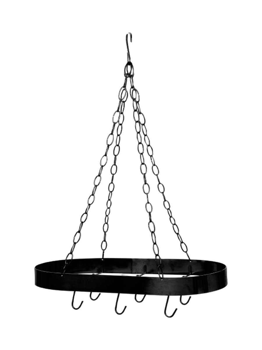 
Étagère suspendue « Oval » - Noir
