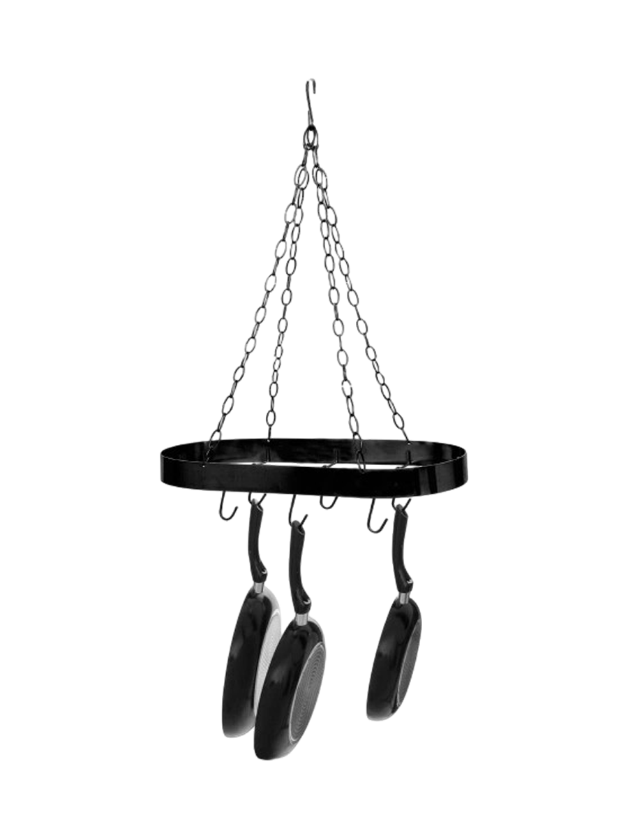 
Étagère suspendue « Oval » - Noir