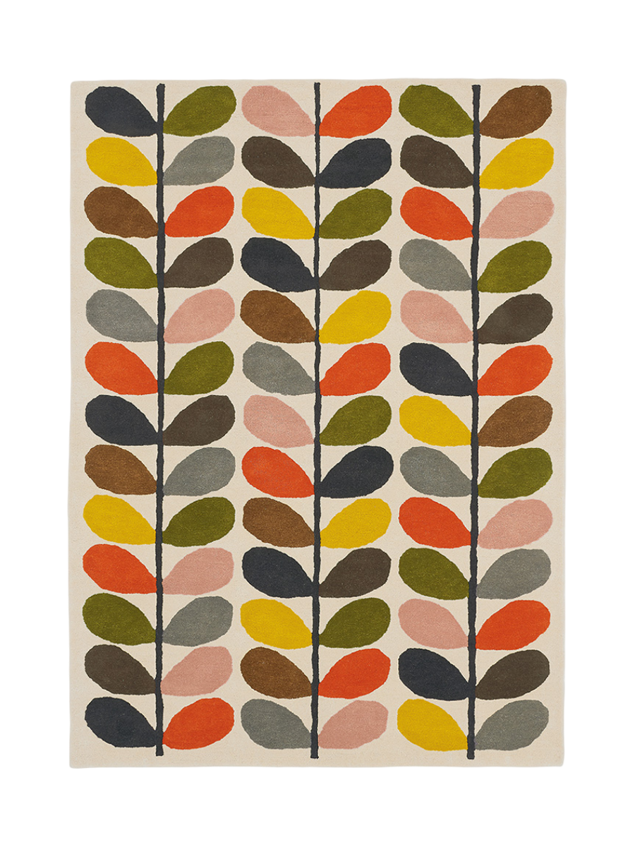 
Designer Teppich „Classic Multi Stem“ - handgetuftet, aus 100% reiner Schurwolle - 120 x 180 cm