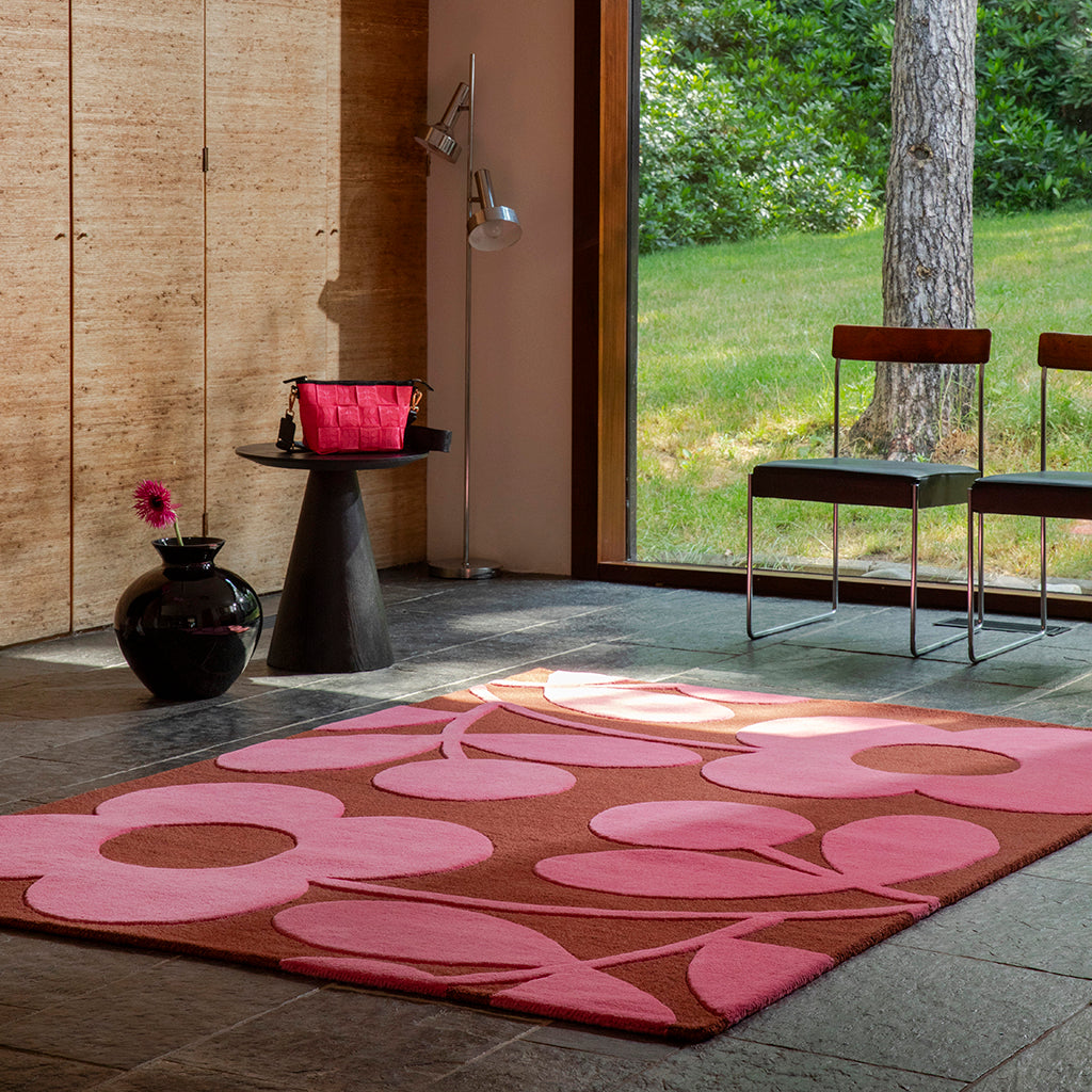 
Designer Teppich „Sprig Stem“ - handgetuftet, aus 100% reiner Schurwolle - 120 x 180 cm / Marine