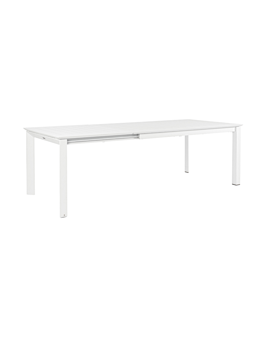 
Table de jardin extensible Premium « Konnor », différentes tailles - 160-240 x 100 cm / Blanc