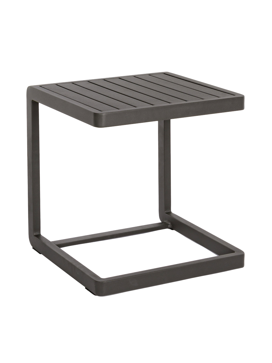 
Lot de 2 tables d'appoint d'extérieur « Konnor » - Anthracite