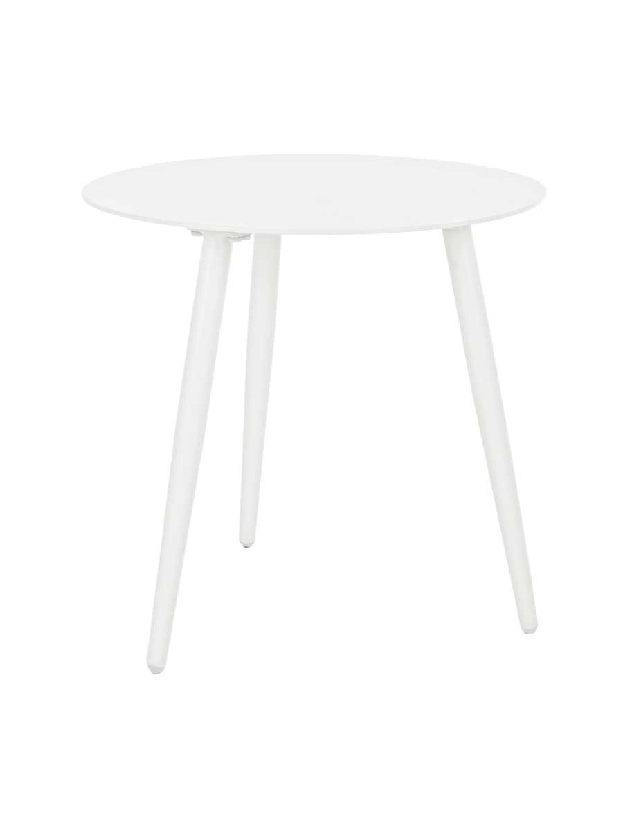 
High-Quality Outdoor Side Table "Ridley" Ø 50 x 48 cm - White