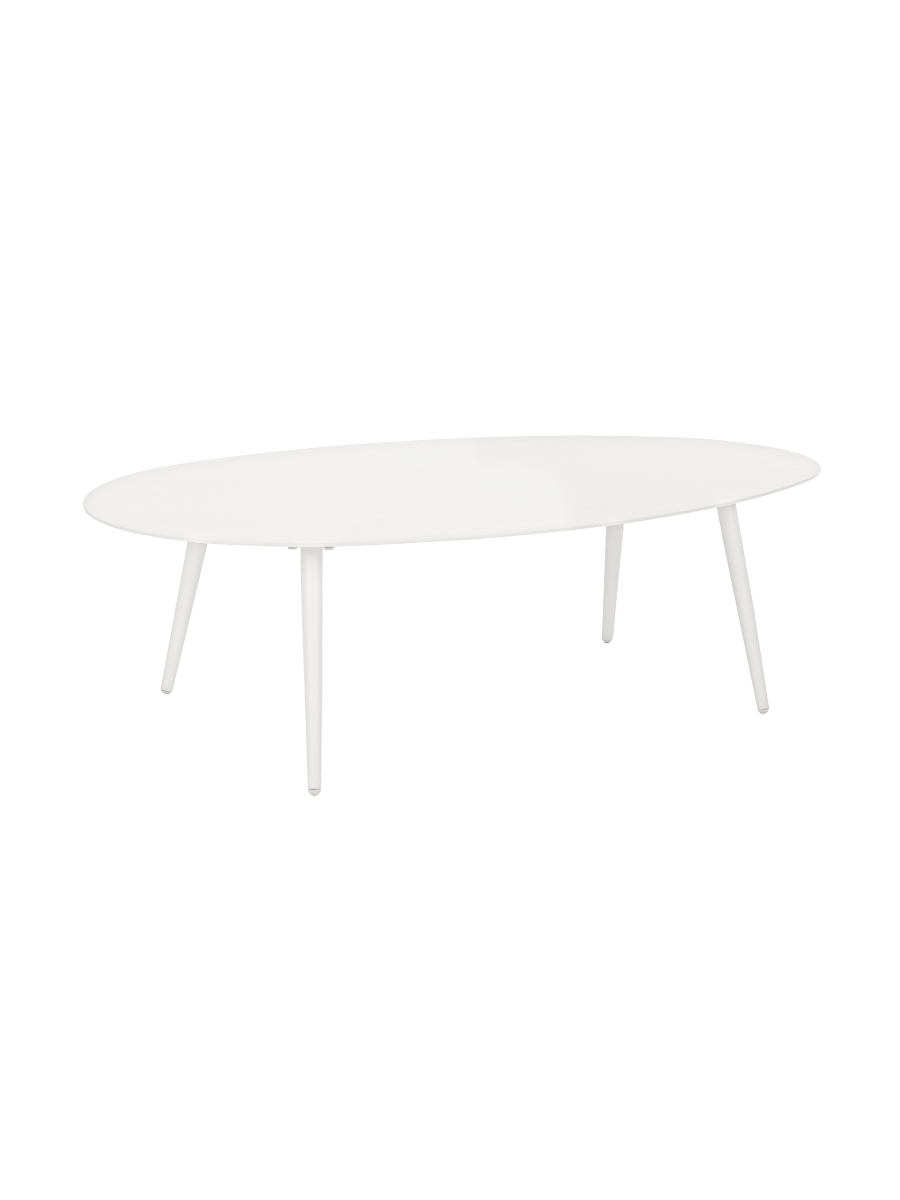 
Hochwertiger Outdoor Couchtisch „Ridley“ 120 x 75 cm - Weiss