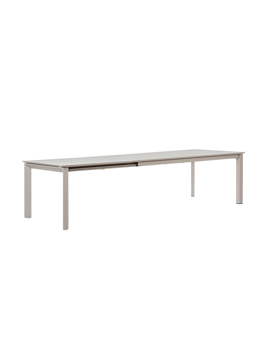 
Table de jardin extensible Premium « Konnor », différentes tailles - 200-300 x 110 cm / Grège