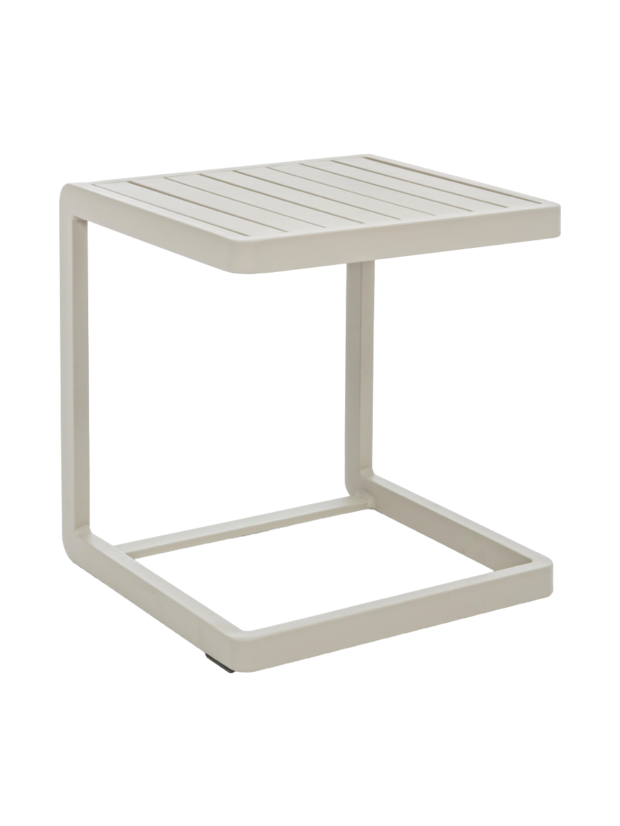 
Lot de 2 tables d'appoint d'extérieur « Konnor » - Sable