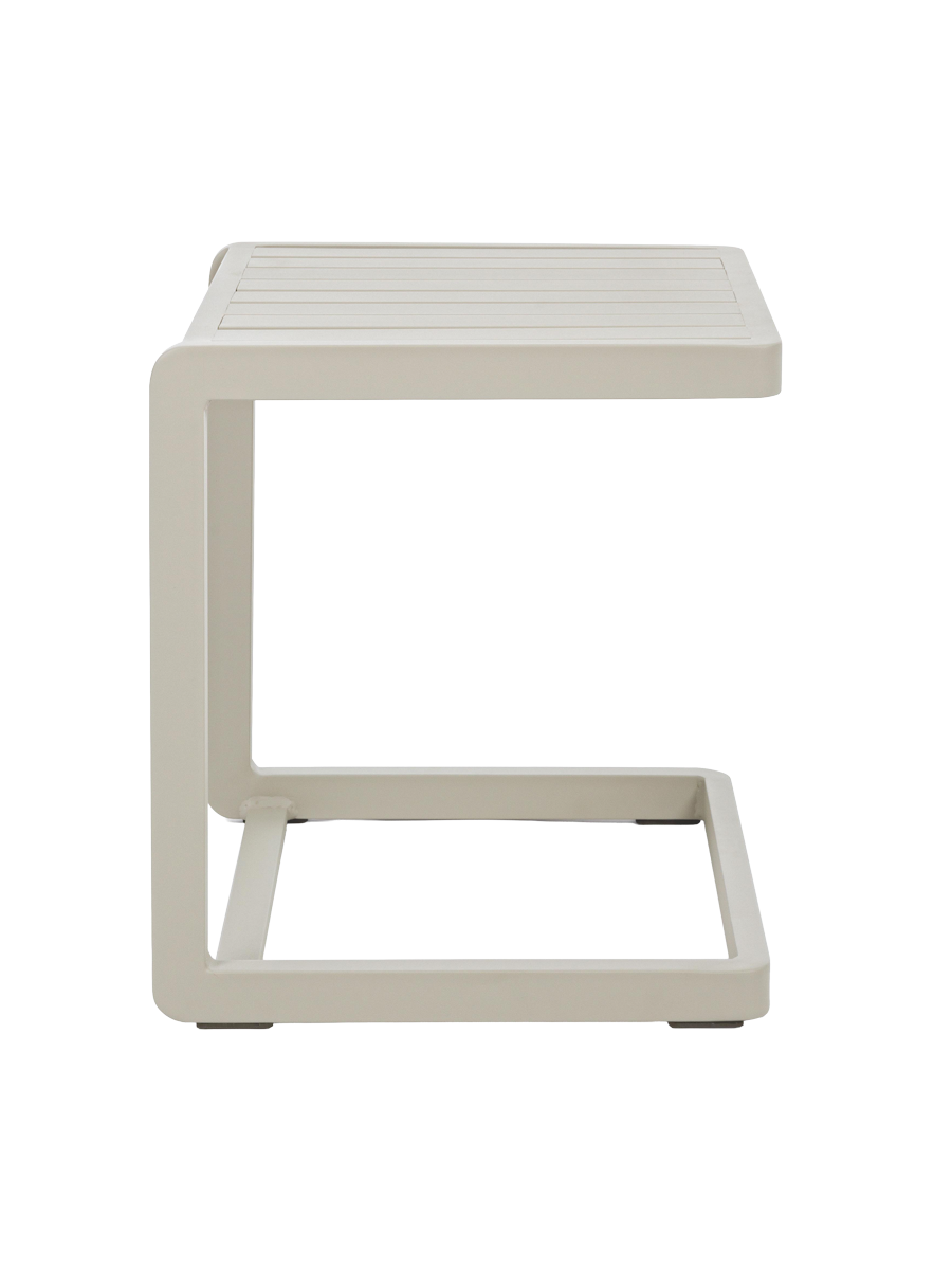 
Lot de 2 tables d'appoint d'extérieur « Konnor » - Sable