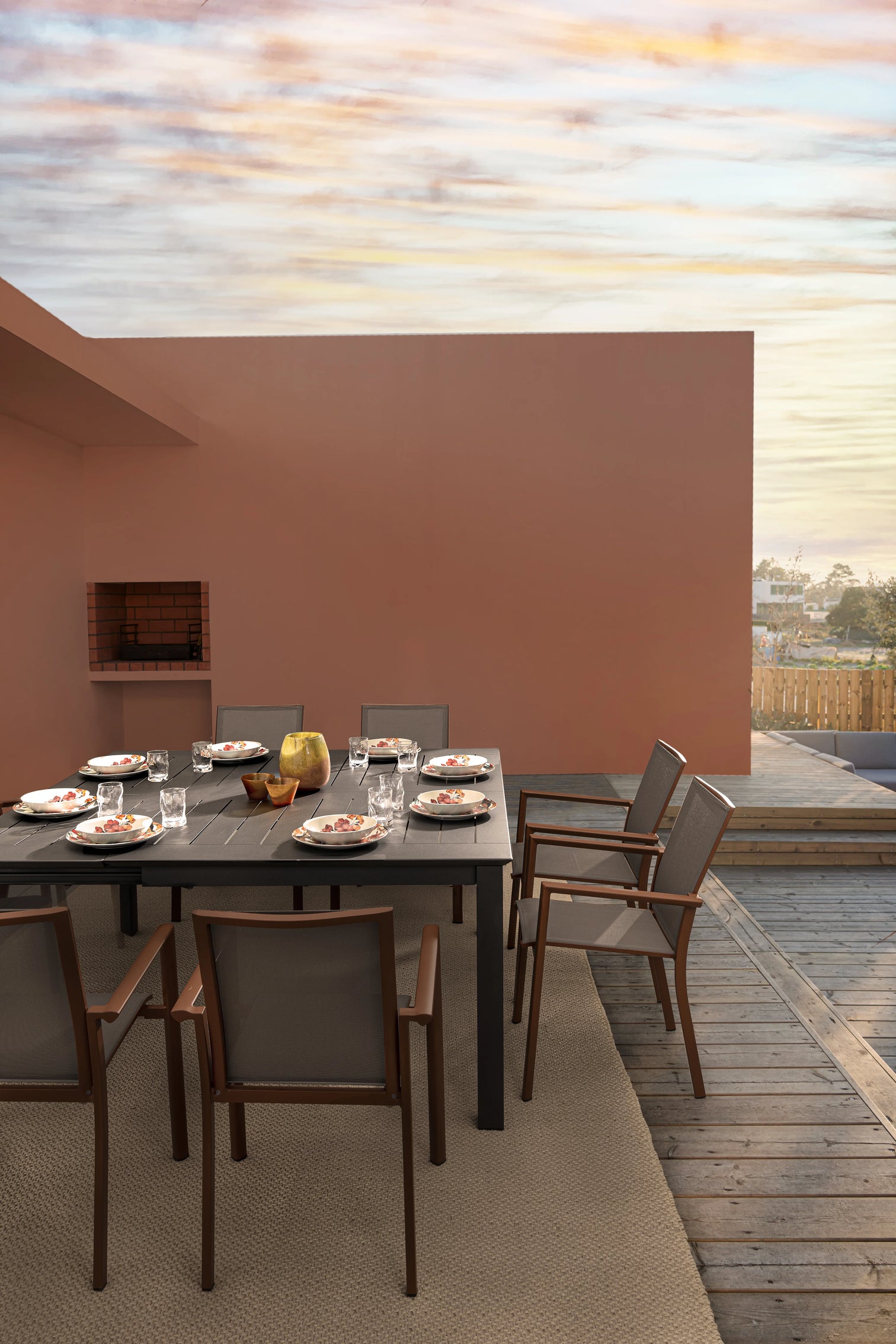 
Table de jardin extensible Premium « Konnor », différentes tailles - 110-160 x 160 cm / Anthracite