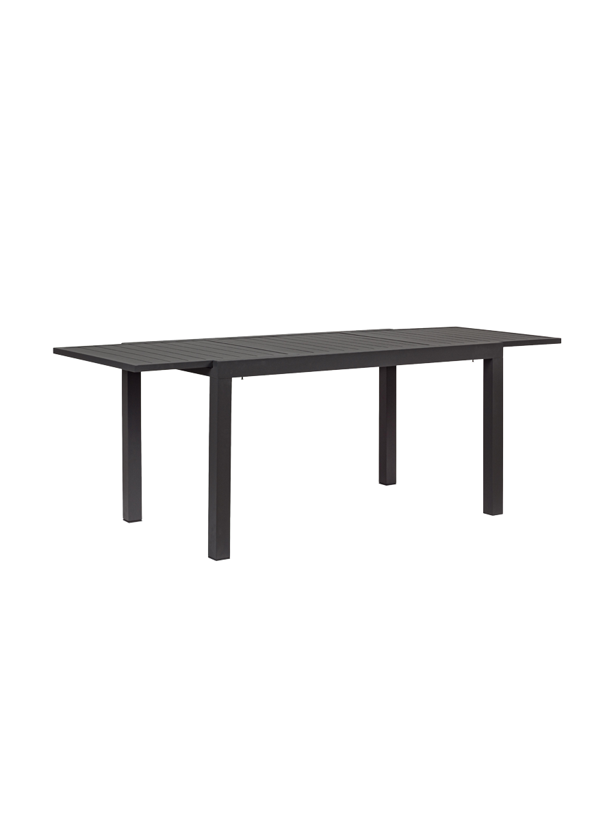 
Hochwertiger, ausziehbarer Gartentisch „Hilde“, verschiedene Grössen - 140-210 x 77 cm / Anthrazit