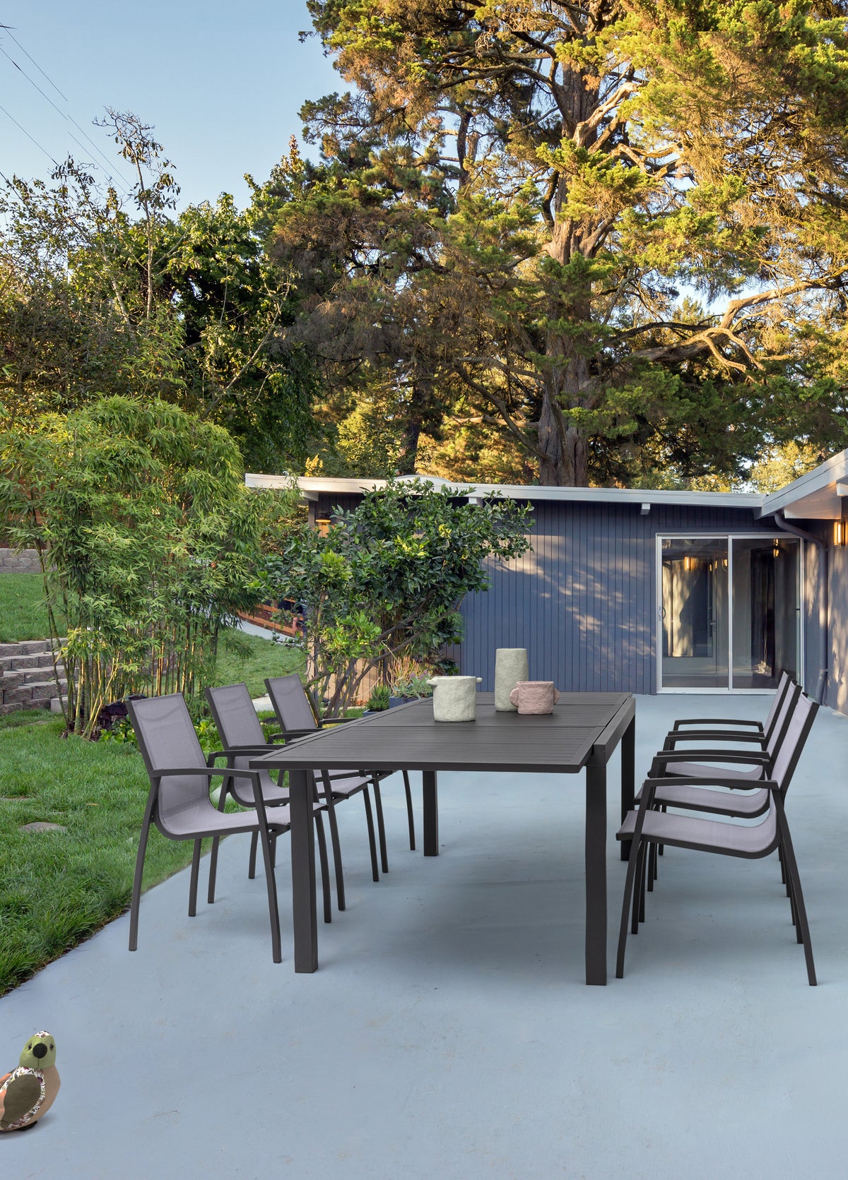
Hochwertiger, ausziehbarer Gartentisch „Hilde“, verschiedene Grössen - 200-300 x 100 cm / Anthrazit