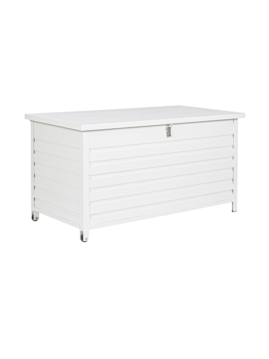 
Hochwertige Outdoor Aufbewahrungsbox „Atlantic“, verschiedene Grössen - 141 x 73 x 74 cm / Weiss