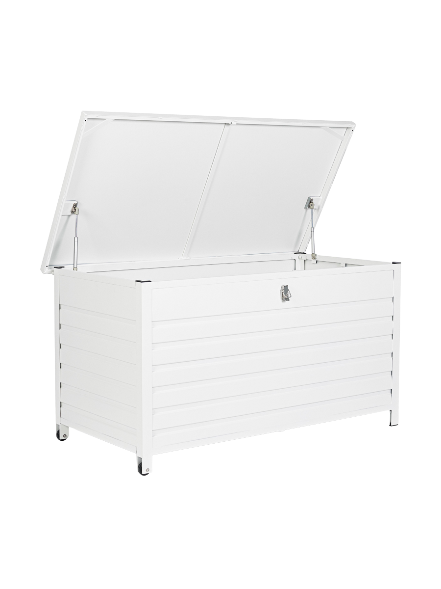 
Hochwertige Outdoor Aufbewahrungsbox „Atlantic“, verschiedene Grössen - 141 x 73 x 74 cm / Weiss