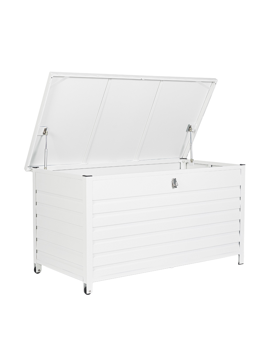 
Hochwertige Outdoor Aufbewahrungsbox „Atlantic“, verschiedene Grössen - 155 x 97 x 83 cm / Weiss