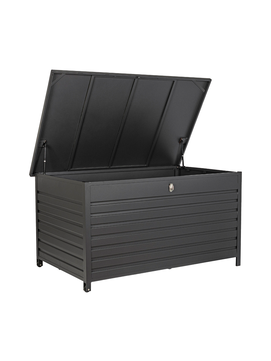 
Hochwertige Outdoor Aufbewahrungsbox „Atlantic“, verschiedene Grössen - 141 x 73 x 74 cm / Anthrazit