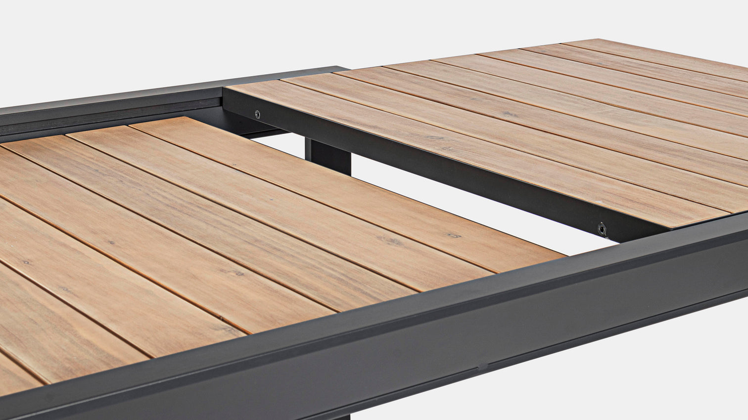 
Table de jardin extensible premium « Belmar », différentes tailles - 160-240 x 100 cm / Structure : anthracite, Plateau de table : naturel