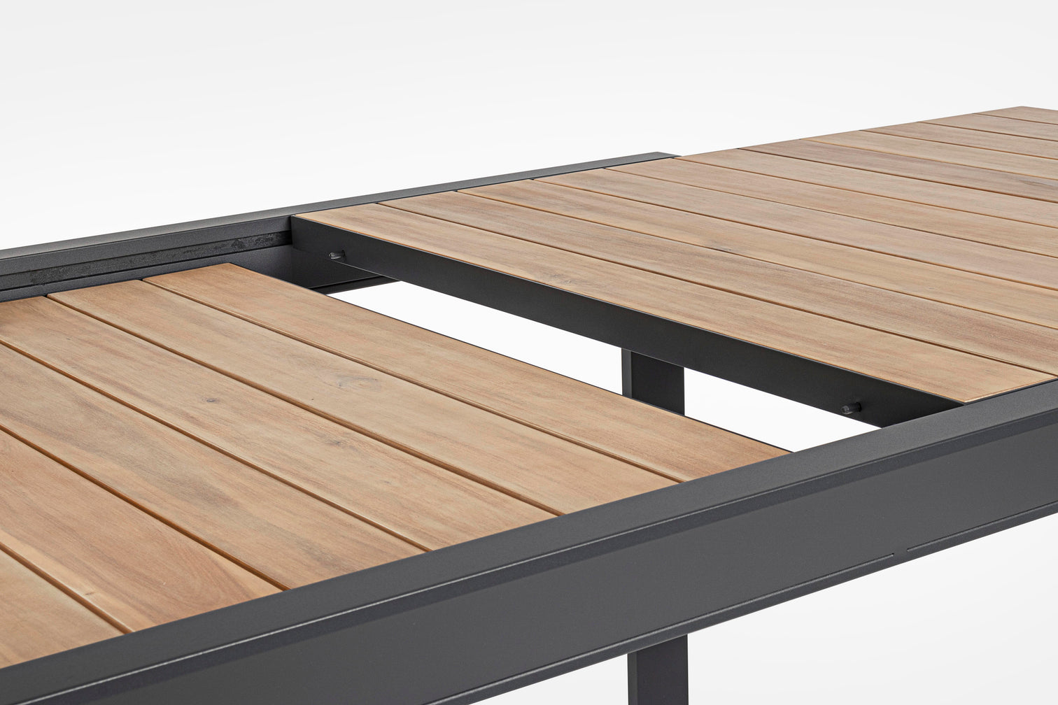 
Table de jardin extensible premium « Belmar », différentes tailles - 220-340 x 100 cm / Structure : anthracite, Plateau de table : naturel