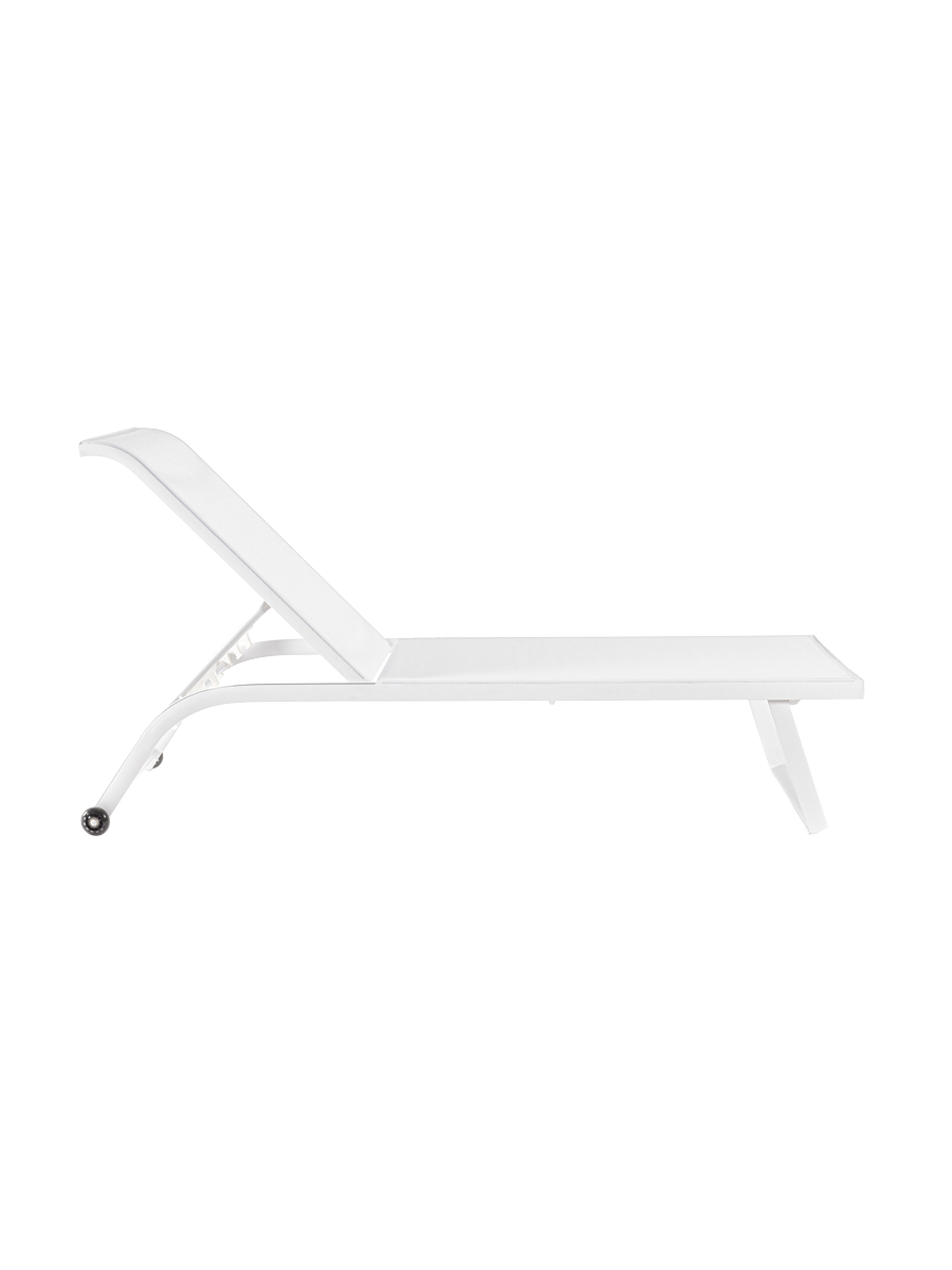 
Hochwertige Outdoor Gartenliege "Taylor" im 2er-Set - Weiss