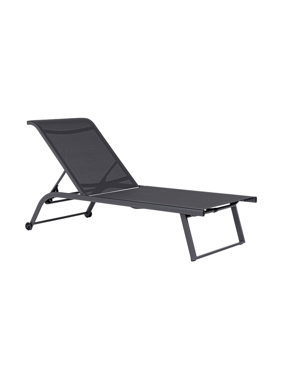 
Hochwertige Outdoor Gartenliege "Taylor" im 2er-Set - Schwarz