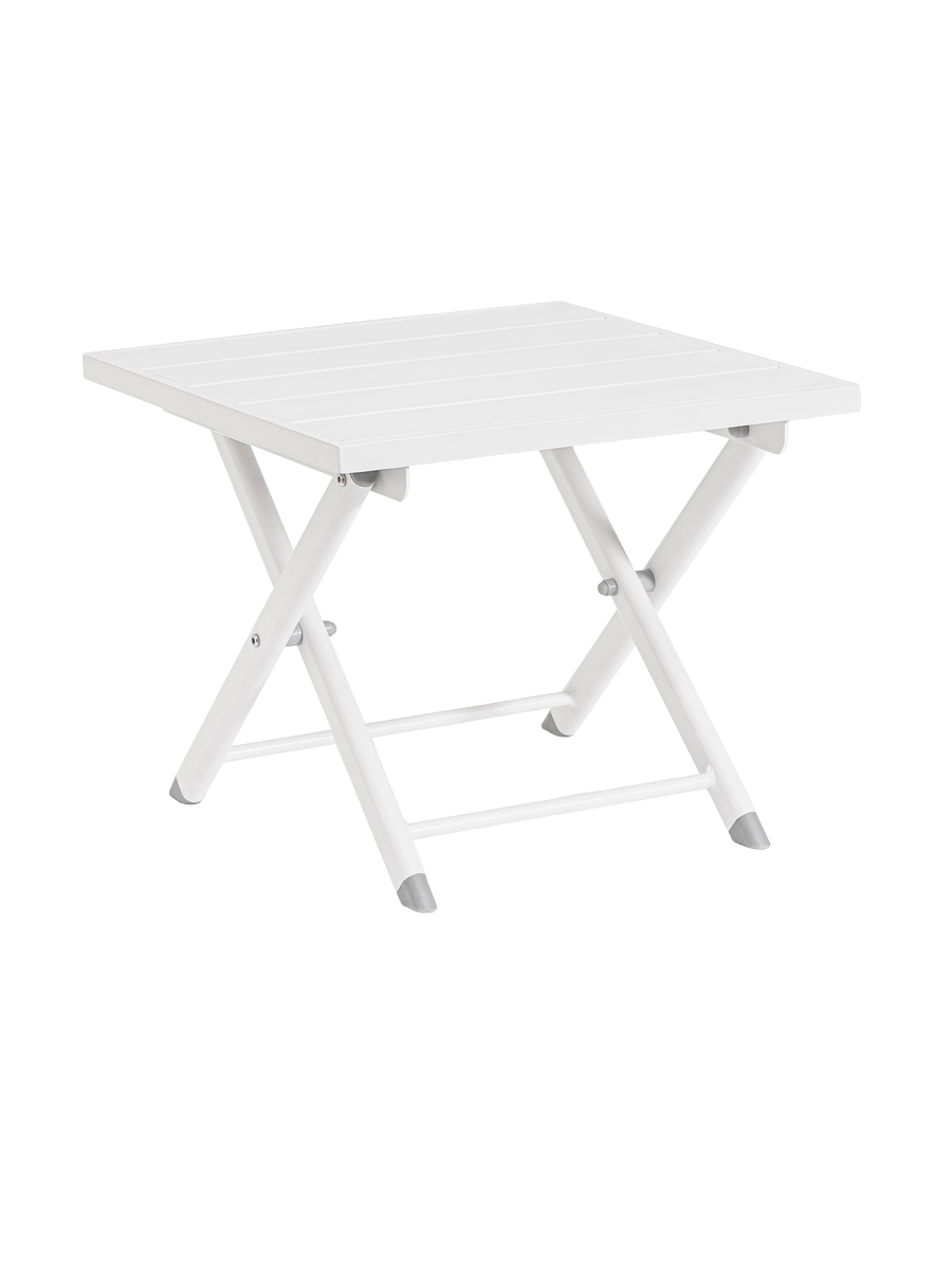 
Foldable Outdoor Side Table "Taylor" - White