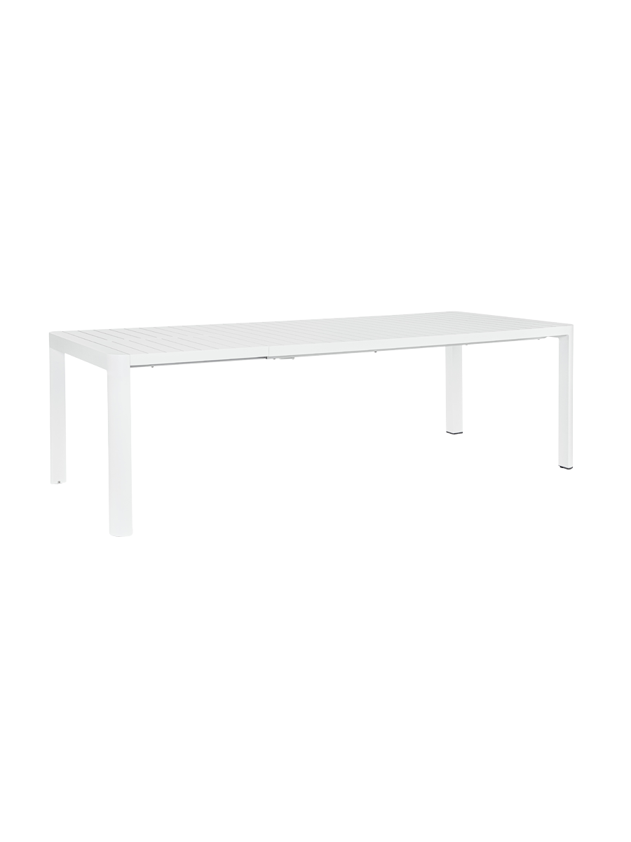 
Hochwertiger, ausziehbarer Gartentisch „Kiplin“, verschiedene Grössen - 180-240 x 100 cm / Weiss