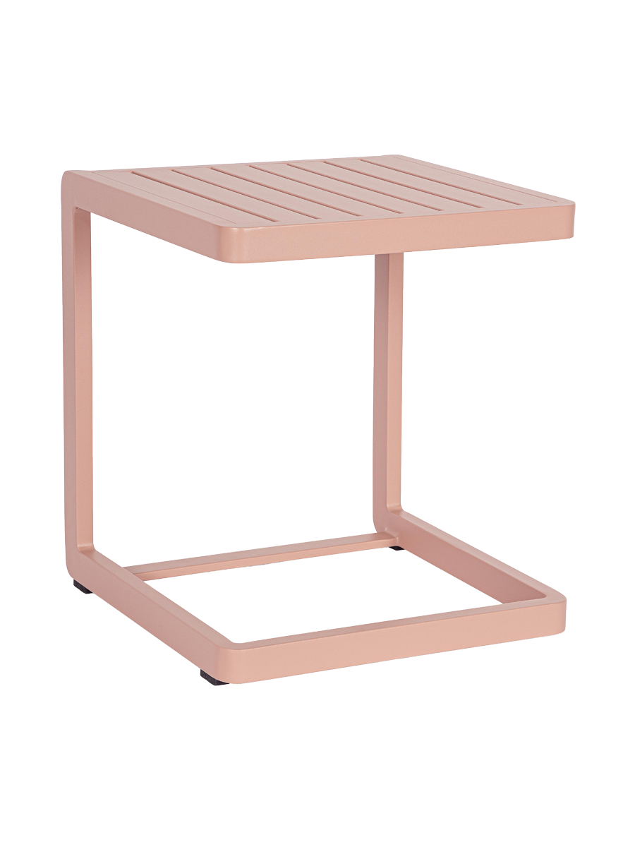 
Lot de 2 tables d'appoint d'extérieur « Konnor » - Rose