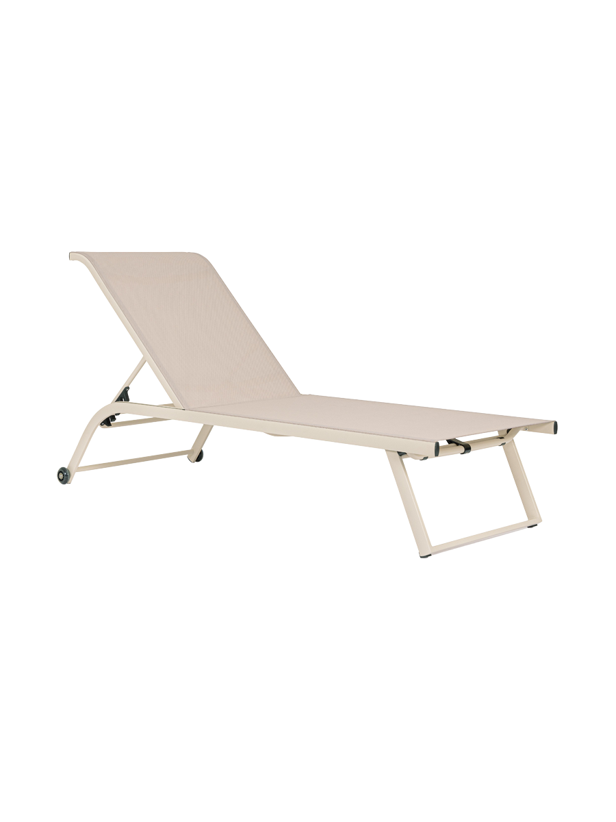 
Hochwertige Outdoor Gartenliege "Taylor" im 2er-Set - Beige