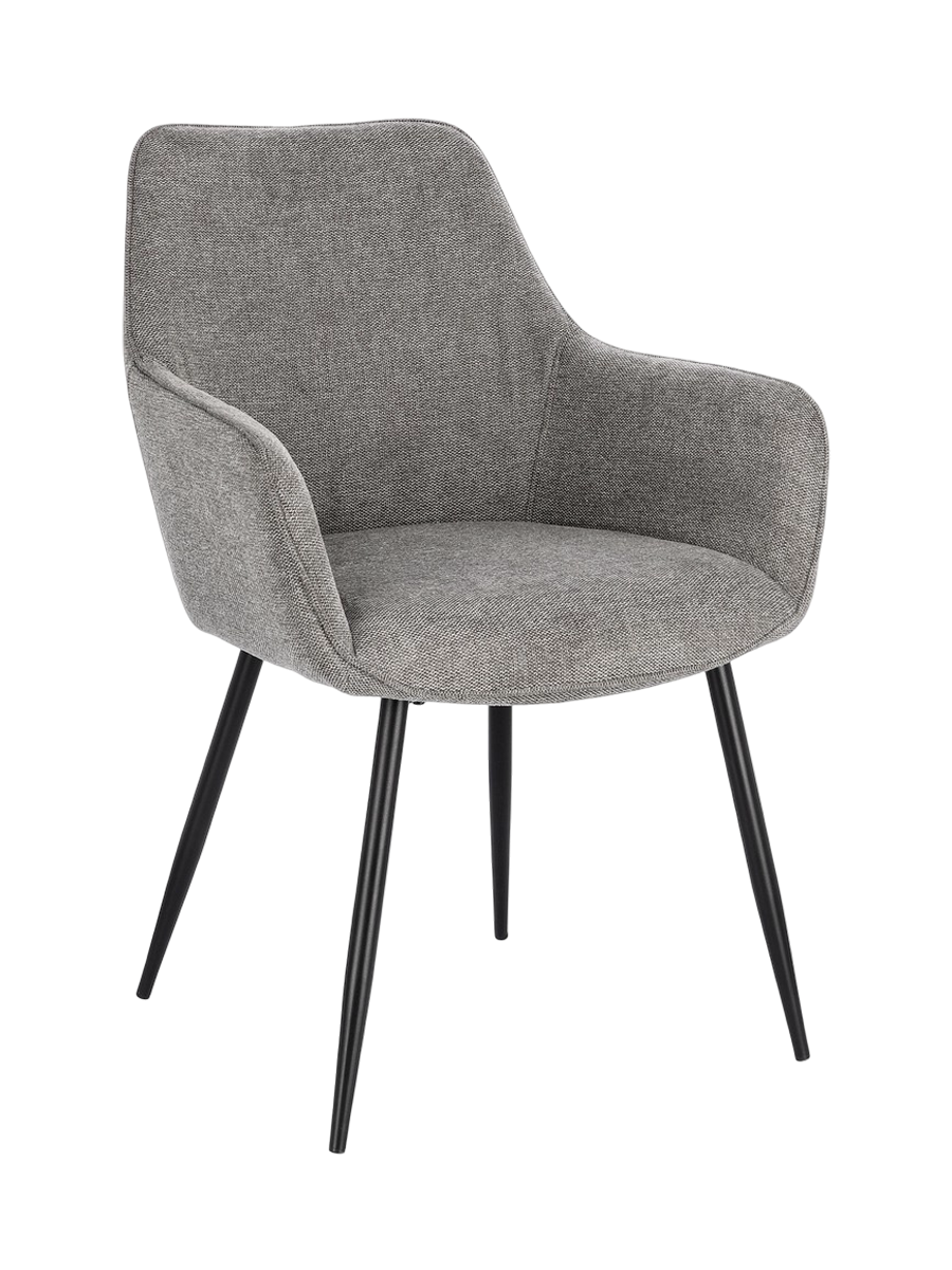 
Fauteuil design de qualité « Cora » - Gris foncé