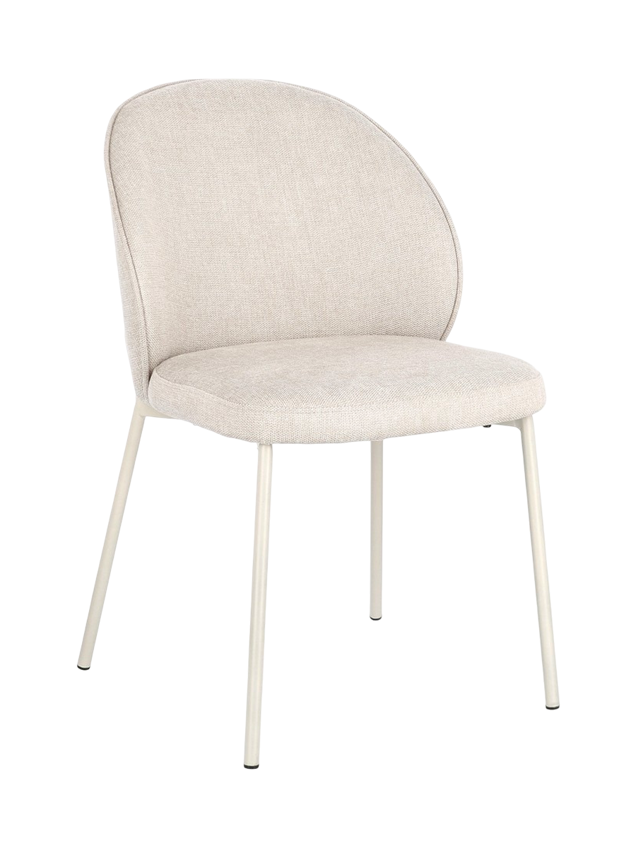 
Chaise de salle à manger design « Wendy » - Beige/Beige