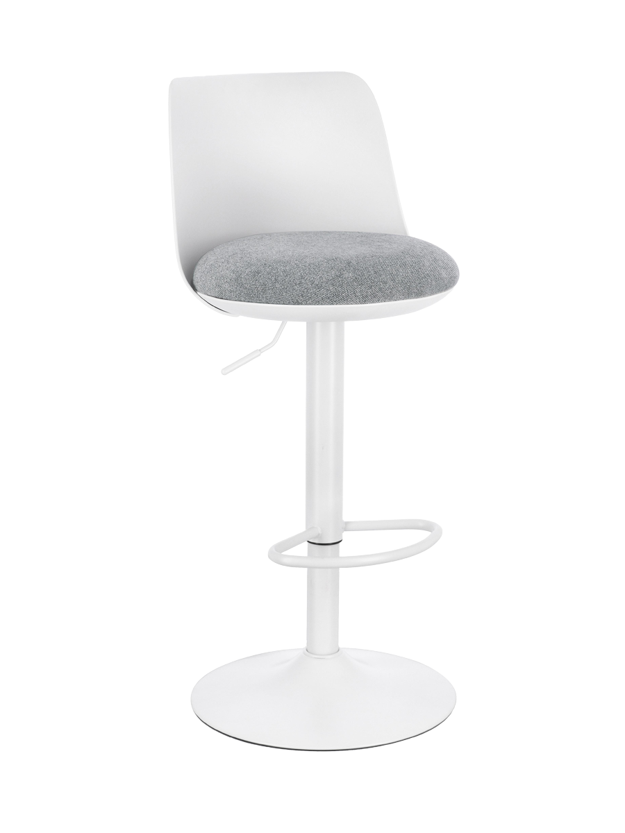 
Höhenverstellbarer Barhocker „Lowell“ - Weiss