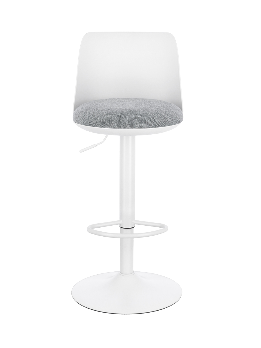 
Höhenverstellbarer Barhocker „Lowell“ - Weiss