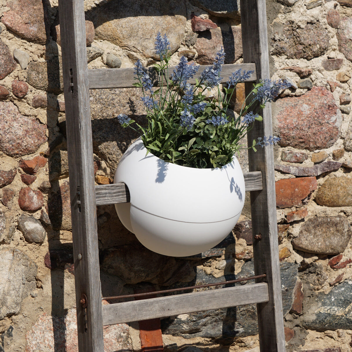 
Pot de fleurs de balcon Bloomball Blanc Ø 30 cm