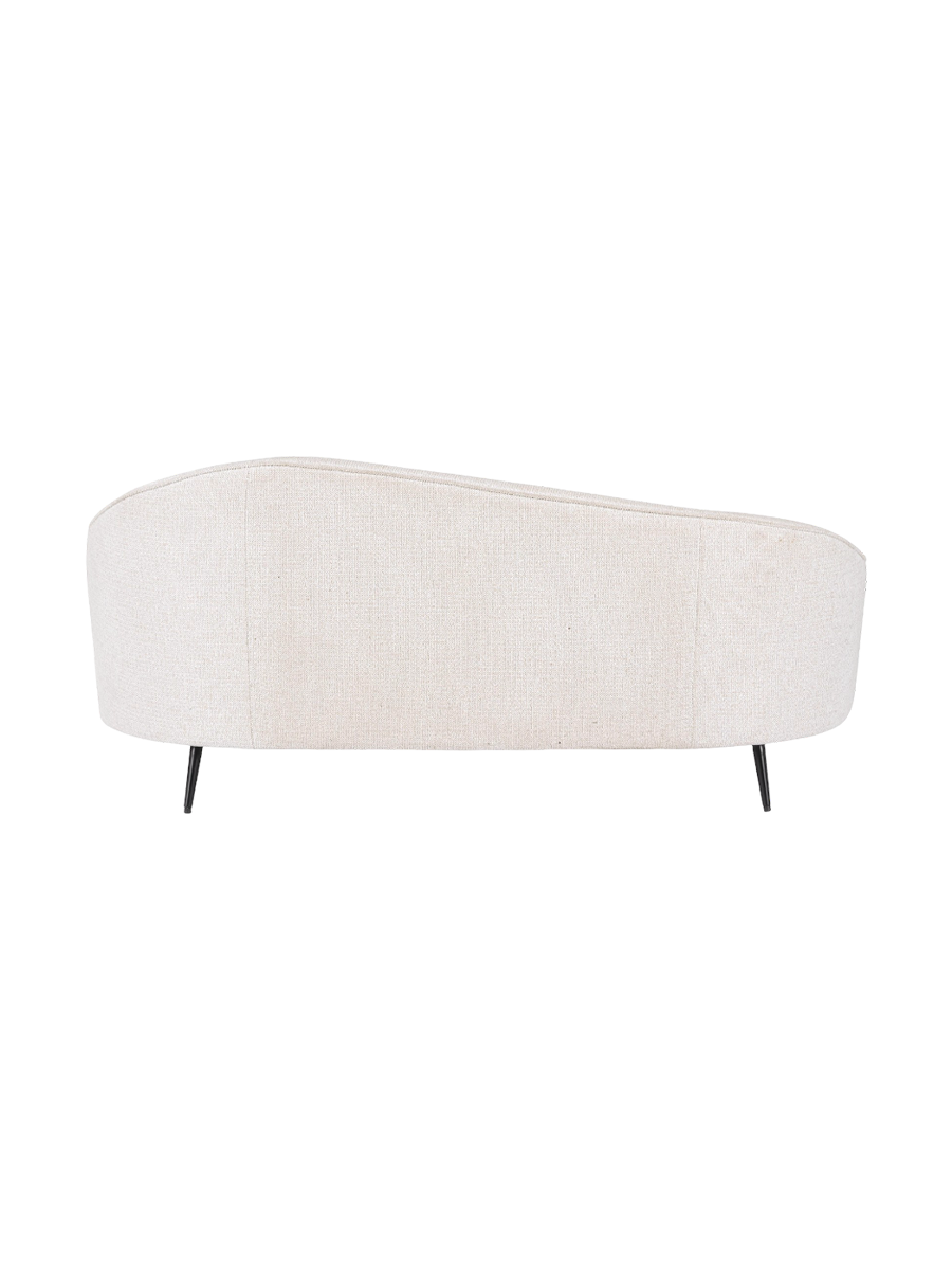 
Divano di design a 3 posti „Constance“ - Tessuto strutturato Bianco
