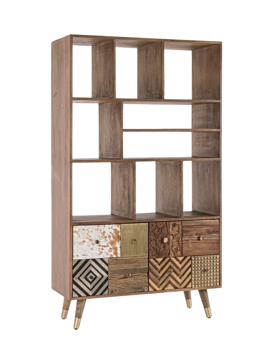 
Massives Design Bücherregal „Dhaval“