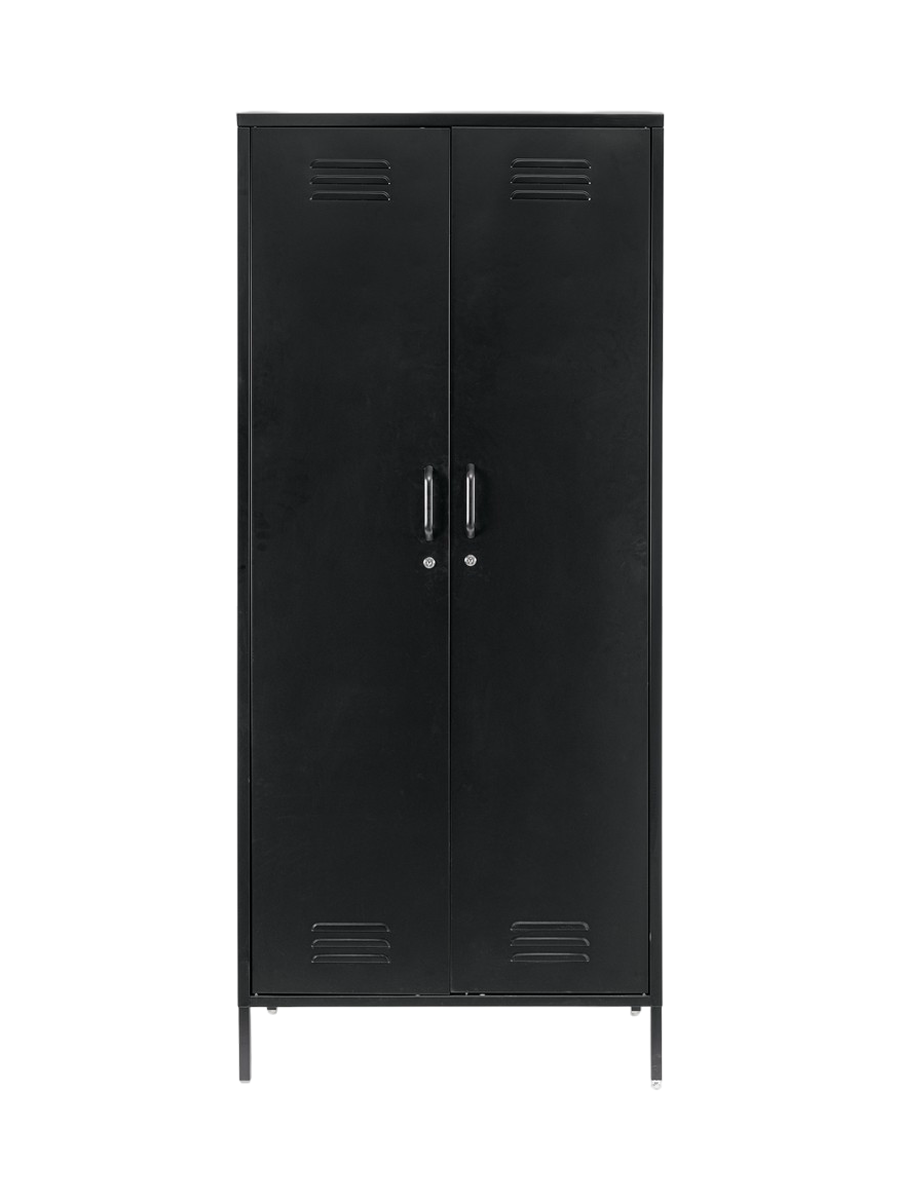 
Kleiderschrank „Cambridge“ aus Metall - Schwarz