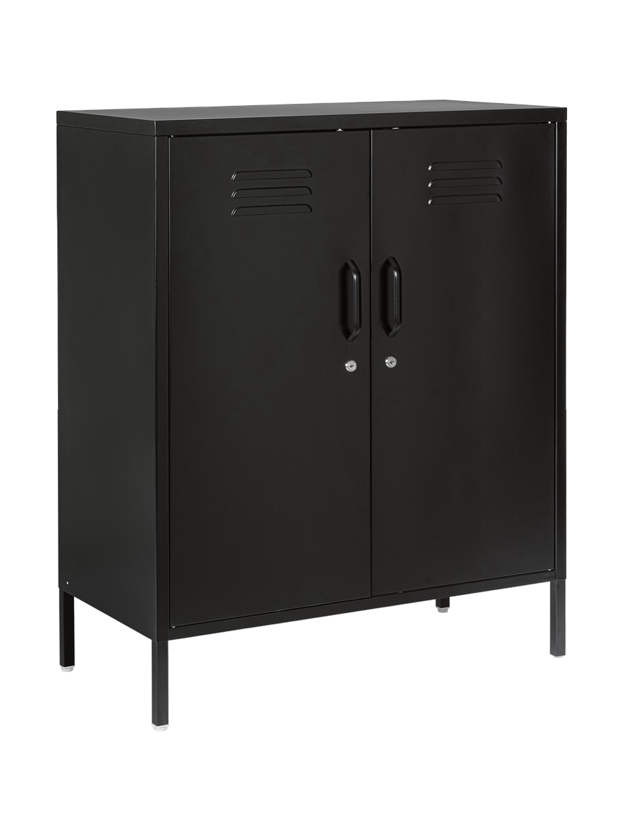 
Highboard « Cambridge » en métal - Noir