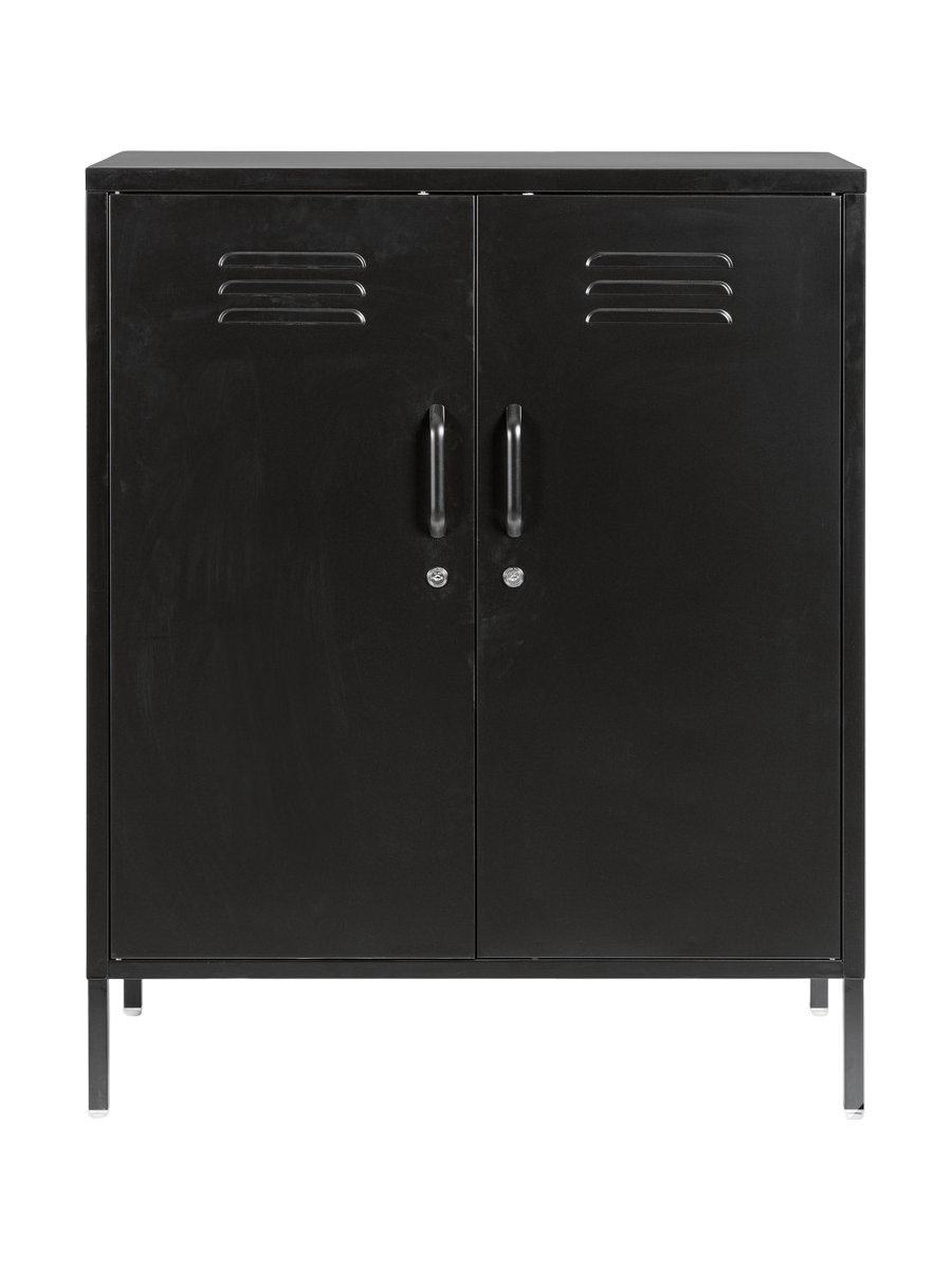 
Highboard « Cambridge » en métal - Noir