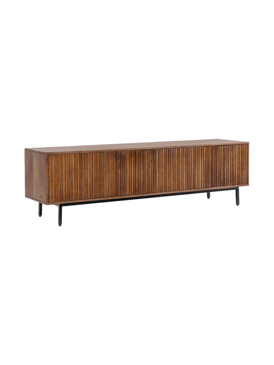 
Mobile basso massiccio di design «Tadita», a 4 ante