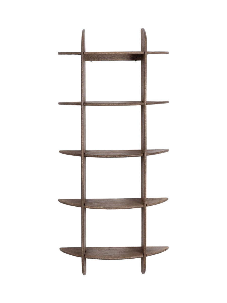
Design Wandregal „Westwood“ - Braun