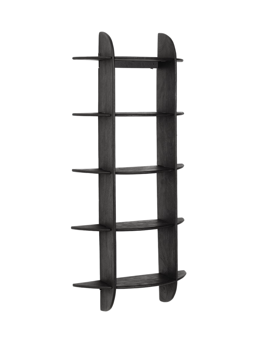 
Design Wandregal „Westwood“ - Schwarz