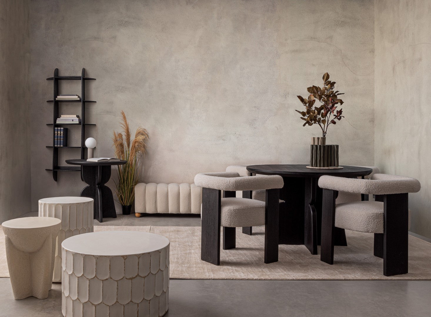 
Design Wandregal „Westwood“ - Schwarz