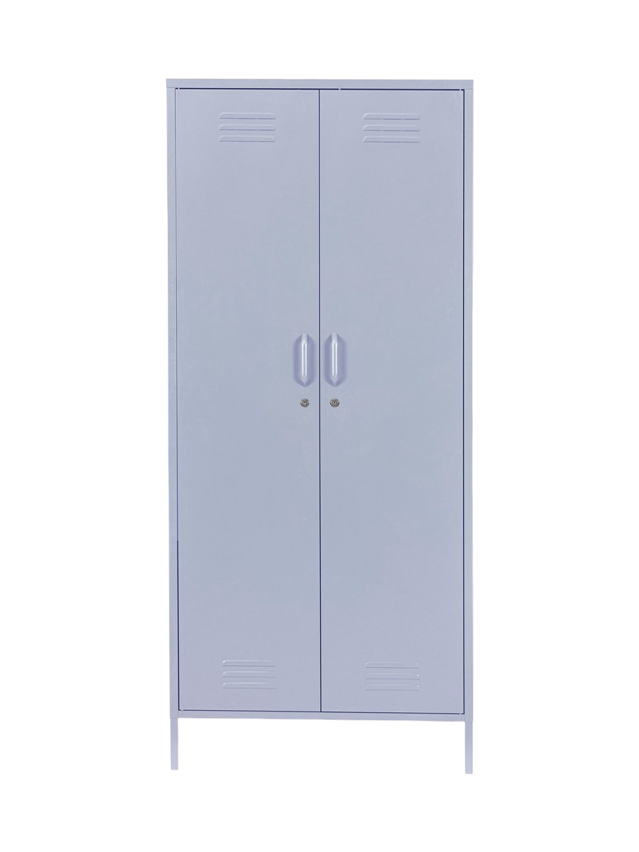 
Kleiderschrank „Cambridge“ aus Metall - Hellblau