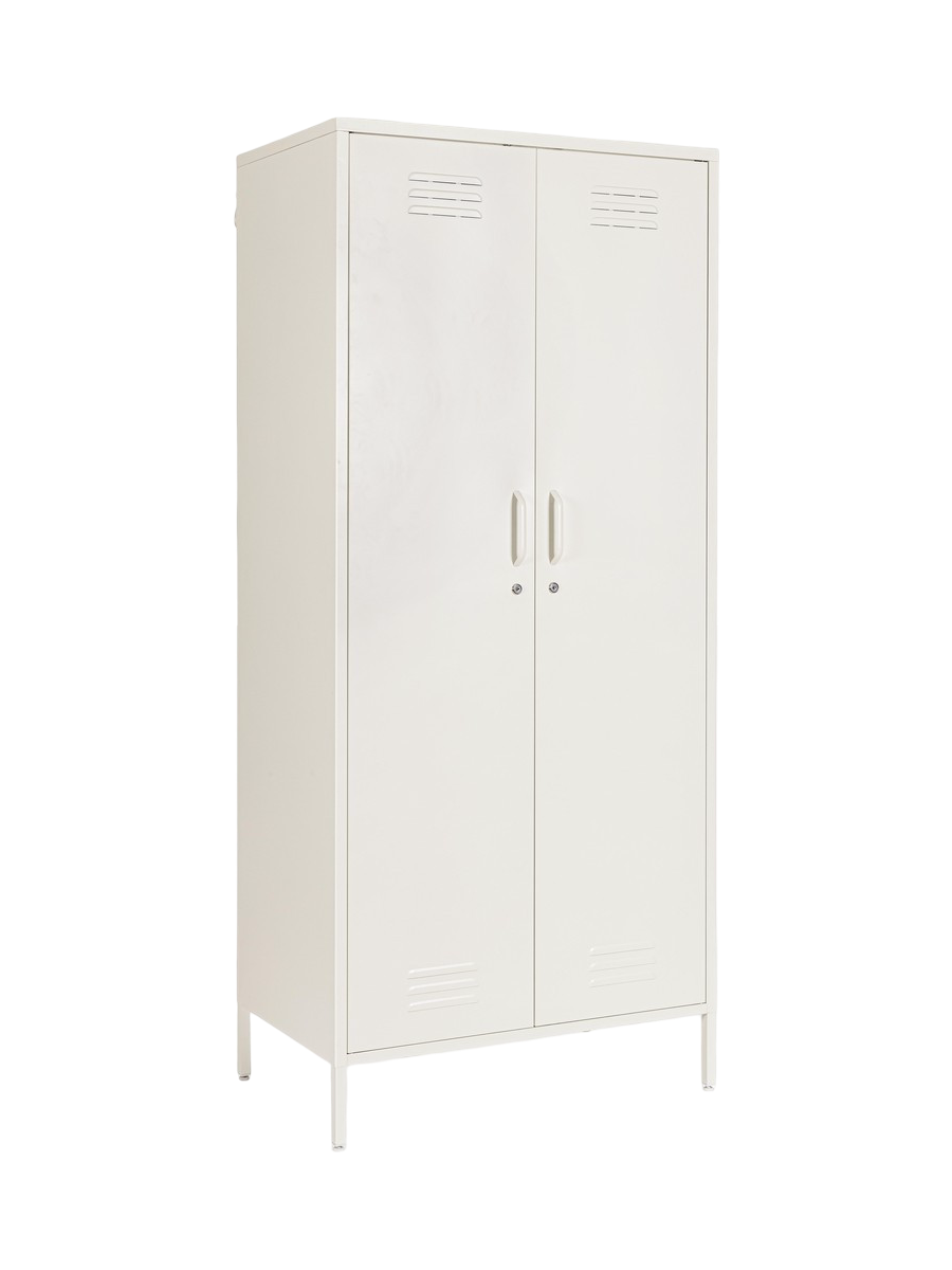 
Kleiderschrank „Cambridge“ aus Metall - Creme