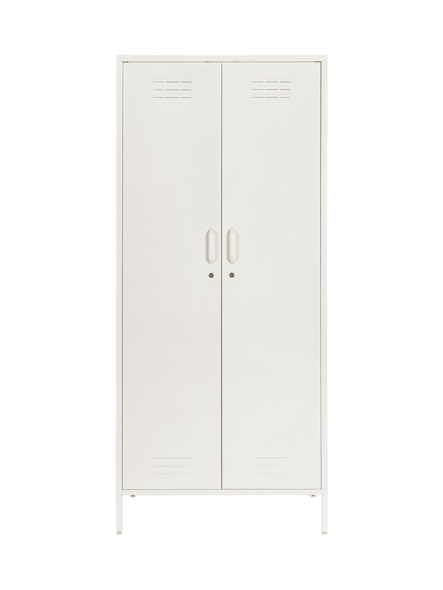 
Kleiderschrank „Cambridge“ aus Metall - Creme