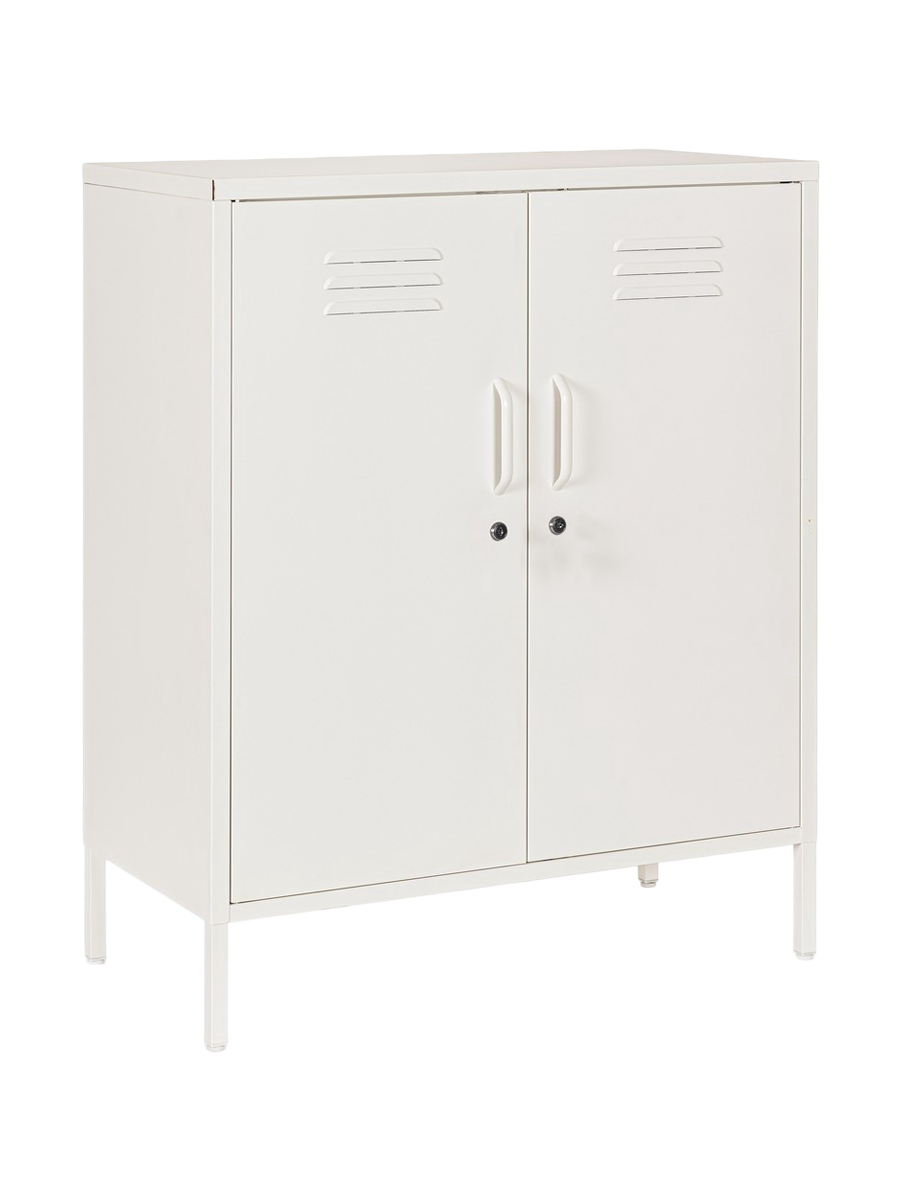 
Highboard « Cambridge » en métal - Crème