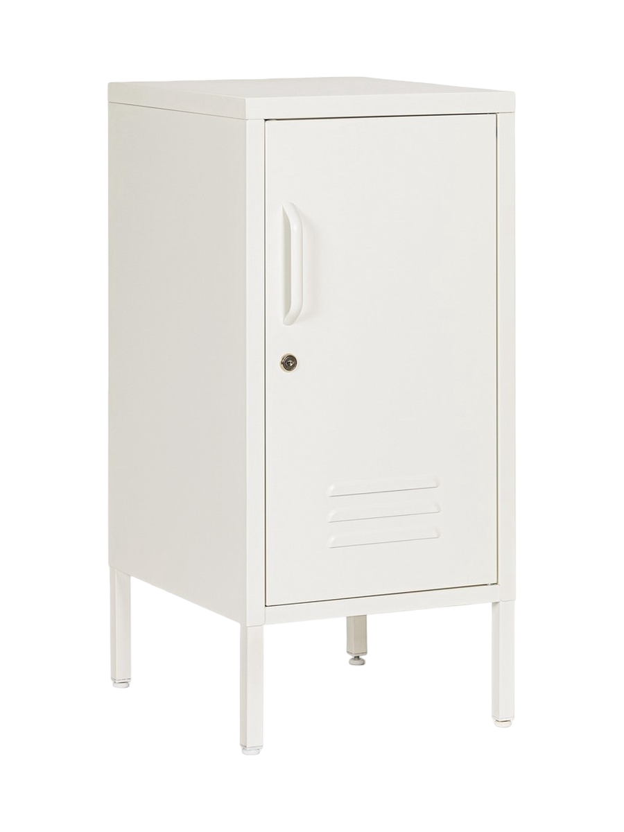 
Nachttisch „Cambridge“ aus Metall - Creme