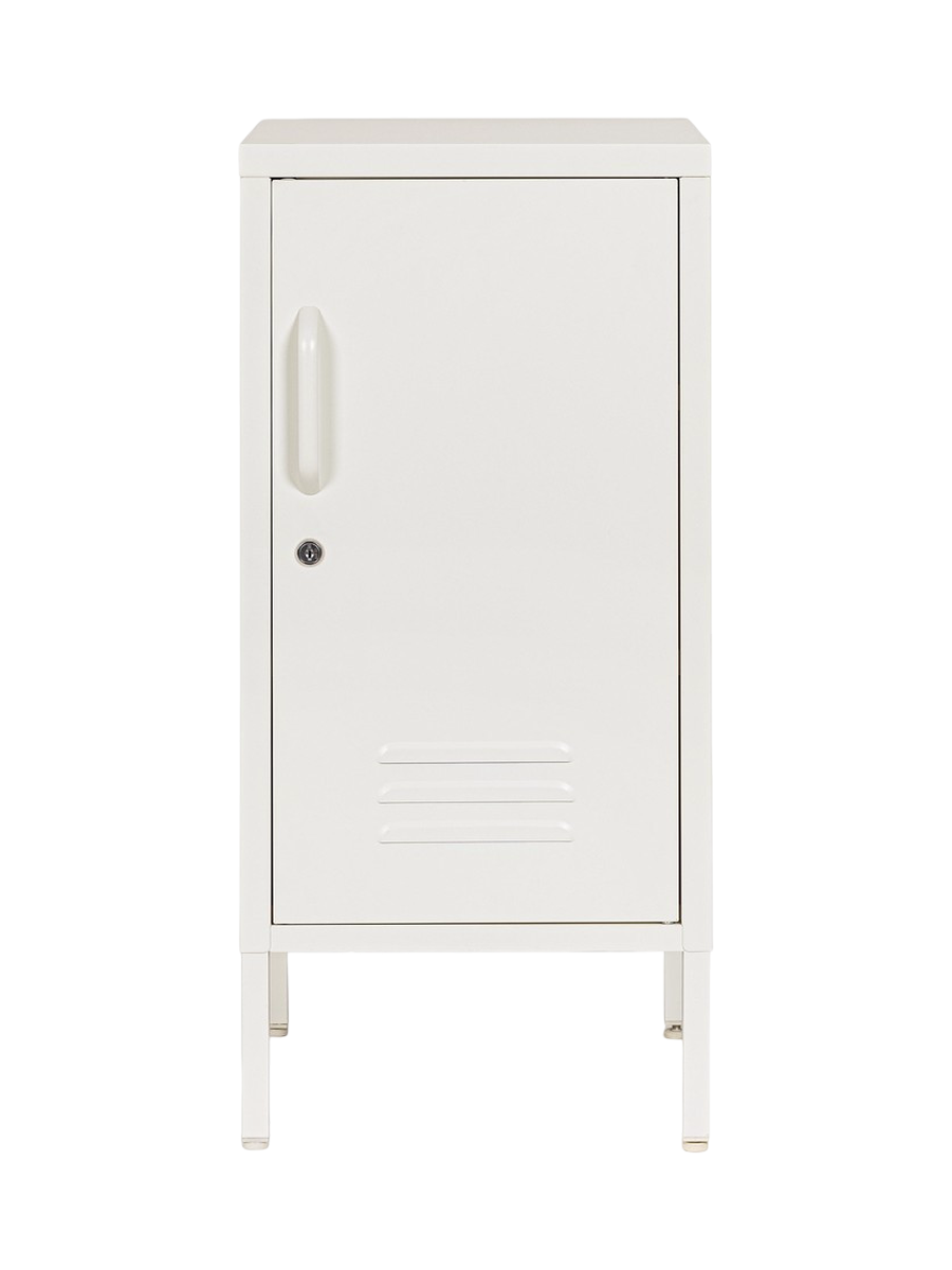 
Nachttisch „Cambridge“ aus Metall - Creme
