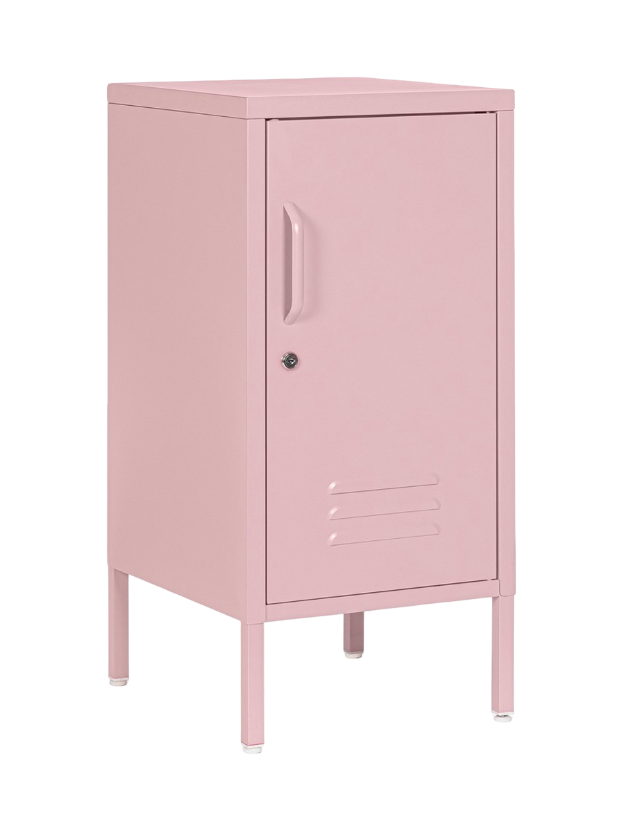 
Nachttisch „Cambridge“ aus Metall - Pastellrosa