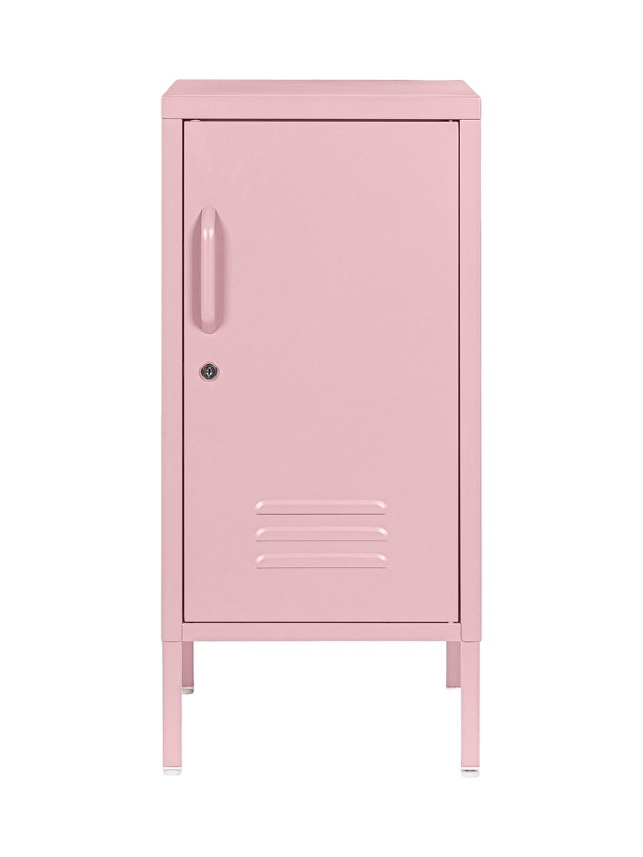 
Nachttisch „Cambridge“ aus Metall - Pastellrosa